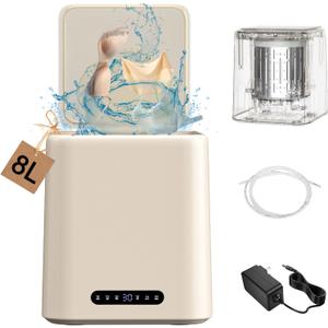 Mini Fully Automatic Washing Machine for Delicates, Ideal for Bras, Underwear, and Socks - Compact and Efficient Laundry Solution (Dimensions 12"D x 12"W x 14"H)