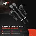 A-Premium Set of 8, Front Lower Control Arm, Inner & Outer Tie Rod End, Rack and Pinion, Compatible with Mazda MPV 2000-2006