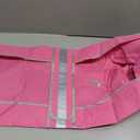 Waterproof Dog Rain Coat - Reflective Adjustable Pet Raincoat Jacket, Lightweight Dog Hooded Poncho Raincoats for Small to X- Large Dogs and Puppies (Pink, Medium)