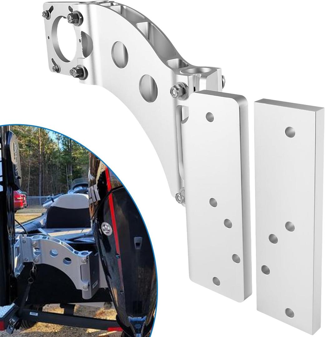 1810302 Talon Sandwich Adapter Mounting Bracket Heavy Duty Talon Jack Plate Mount Brackets Shallow Water Anchor Adapter Mounted Bracket for Port