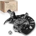 A-Premium Front Right Steering Knuckle & Wheel Bearing Hub Assembly Compatible with Toyota Highlander 2008-2010, Highlander 2011-2013 (GAS Only), 3.5L, Passenger Side