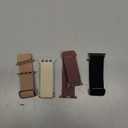 Braided Stretchy Solo Loop Compatible for Apple Watch Band 38mm 40mm 41mm 42mm 44mm 45mm 46mm 49mm for Women Men, Nylon Elastic Straps Wristbands for iWatch Series 11/10 9 8 7 6 5 4 3 SE/Ultra 3 2 1 (Black/Starlight/Nude Pink/Smoke Violet)