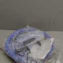 Lovppy Heated Bird Baths for Outdoors for Winter, 100W Heated Bird Bath Water Heater with Thermostatically Controlled, Heated Bird Bath for Deck Railing Outside Garden Patio Yard (Blue)