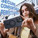 Faiono Magnetic for iPhone 16 Pro Max Case [Full Camera Protection][Military-Grade Protection][Compatible with MagSafe] Shockproof Protective Slim Phone Case for iPhone 16 Pro Max, Black