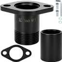 1" NPT Thread Exhaust Flange Adapter, Generator Exhaust Muffler Extension Kit Replacement for Most Westing-house Cham-pion Generators Go Kart Modified Replacement Parts
