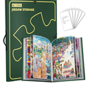 Puzzle Storage Folder with 25 Pockets, Puzzle Organiser for 1000 Pieces, Dustproof, Protective Jigsaw Accessories