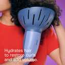 Infiniti PRO by CONAIR Steam Therapy Hair Steamer, Portable Styling Tool with 7-Inch Diffuser Attachment, 30-Second Heat-Up, Penetrating Steam for Detangling, Reshaping, and Volumizing Curls, Blue