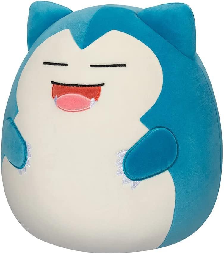 Squishmallows Pokemon Snorlax Plush Toy, 25 cm, Add Snorlax to Your Squad, Ultra-Soft Plush Stuffed Animal, Official Jazwares Plush Toy