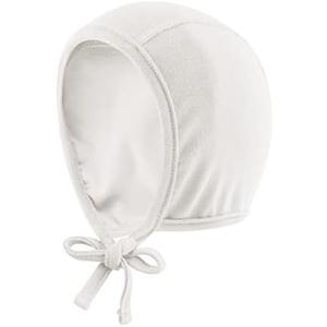 JANGANNSA Newborn Baby Hospital Hat Infant Set Head Cap Lovely Ears Belt Beanie 0-6 Months, White