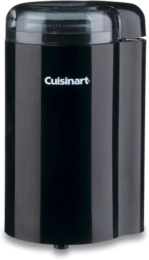 Cuisinart Coffee Grinder, One Touch Control Coffee Bean Grinder with Stainless Steel Bowl and Blades, 2.5 oz/70g Capacity Enough for 12 Cups, On/Off Switch with Safety Interlock, DCG20BKN, Black