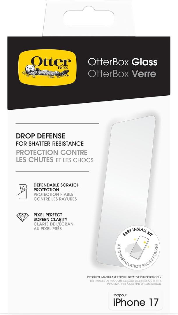 OtterBox iPhone 17 Glass Screen Protector
