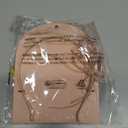 TUTULAND Glitter Headbands for Girls - Pink Flower Girl Headbands Kids Hair Accessories Sparkling Hairbands for Birthday