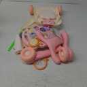 3 in 1 Baby Walker and Activity Center for Girl, Learning to Walk, Sit to Stand, Early Educational Push Toys with Music Panel for Infant Toddler 12+ Months Pink