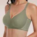 habibee Bra for Women No Underwire Comfort Seamless Bras Push Up Wireless Bras Full Coverage Bralettes, Bra Extender (M)