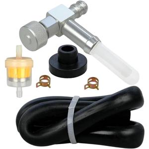 951-0171 Fuel Tank Shut Off Valve with Fuel line Filter Fuel Gas Tank Rubber Grommet Fit for Cole man Crafts man Generator, MTD Lawn Mower, 33/64" Fuel Tank Hole Replace 751-0171 735-0149