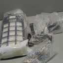 Solar Street Lights Outdoor Waterproof, 25000LM 8500K Motion Sensor Solar Powered Flood Lights with Remote Control, Dusk to Dawn Parking Lot Lights for Outside, Yard, Garden, 2-Pack