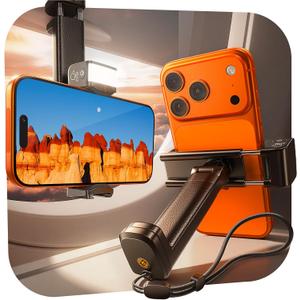 LISEN Airplane Travel Essentials (LED) Phone Stand Holder for Desk 2026 Airplane Gadgets 2026 Women Men Long Flight Accessories Photographic Lighting Flash Tubes Kids Gifts2pack