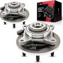 Torchbeam 515079 Pair 4WD Front Wheel Hub and Bearings for 2004-2008 Ford F-1502003-2006 Ford Expedition2006-2008 Lincoln Mark LT 6 Lugs w/ABS Wheel Hub Assembly