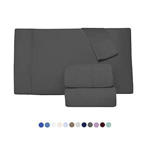 TEXAS LINEN CO. 100% Egyptian Cotton Standard/Queen Size Pillow Cases Set of 2-1000 Thread Count Pillow Cover - Soft, Breathable & Cooling Blush Pillowcases Set of 2 for Standard/Queen Pillows