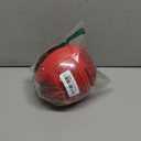 Jolly Pets Push-n-Play Ball Dog Toy, 6 Inches/ Medium, Red (306 RD)