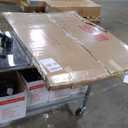 SMIROR Matte Black Bathroom Mirror for Over Sink 48x 36 inch, Metal Thick Frame Rectangle Vanity Mirror for Wall, Anti-Rust, Horizontally or Vertically Mounted