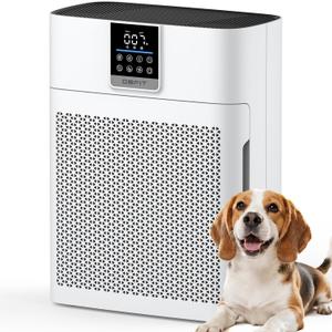 Air Purifiers for Home Large Room up to 2180 Sq Ft, DBFIT HEPA Air Purifier with Washable Nylon PreFilter, PM2.5 Air Quality Sensor, Air Cleaner for Pet Hair, Odor, Smoke, Dust, Pollen AP2410