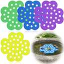 4 Pack Floating Bee Watering Station for Garden, 5.51 Inch Eva Foam Floating Bee Island, Butterfly and Bee Baths, Outdoor Honeybee Feeder for Feeding Thirsty Pollinators
