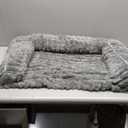 Bedsure ComfyFleece Orthopedic Dog Bed for Medium Dogs, Waterproof Memory Foam Medium Pet Beds with Sides, Non-Slip Bottom and Egg-Crate Foam Dog Couch Sofa with Washable Corduroy Cover, Grey (30.0"L x 20.0"W x 6.5"Th)