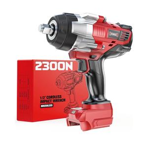 DIYtoolifz Cordless Impact Wrench 1/2 inch Compatible with Milwaukee 18v Battery, 1700 Ft-lbs High Torque Impact Driver, Electric Impact Gun with 4 Modes & LED Light for Car, Truck, Mower(Bare Tool)