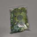 Zofusaier 30Pcs Mini Fake Green Leaves Faux Flower Heads Garland Hanging with Bulk Leaves for DIY Small Bouquets Bridal Baby Shower Cakes Gifts Home Party Decoration