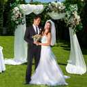 7.2FT Wooden Wedding Arch Square Wood Arches Arbor Backdrop Stand for Ceremony Indoor Outdoor Wedding Party Proposal Scene Garden Beach Forest Rustic Boho Decoration