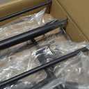 Mr IRONSTONE Campfire Grill Grate: Fire Pit Grill Grate with Swivel Handle, Campfire Cooking Equipment with Heavy Duty Steel, Over Fire Camp Grill For Outdoor Barbecue Camping and Cooking, Black