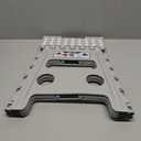 Delxo Folding Step Stool, 13 inch Non-Slip Foldable Stools for Kids & Adults Up to 300 LBS, Step Stool with Handle, Lightweight for Kitchen, Bathroom, Bedroom, Garden, Grey, 1PC (Gray)