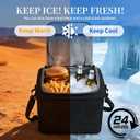 95L Collapsible Car Trunk Organizer, Detachable Insulated Cooler Bag