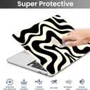 for MacBook Pro 14 Inch Case 2026 2025-2021 M5/M4/M3/M2/M1 Models A3427 A3426 A3434 A3401 A318 A3112 A2992 A2918 A2779 A2442, Protective Cover with Screen & Keyboard Protector - Blue Wave