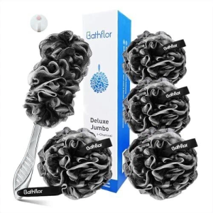 Loofah Sponge, 6-in-1 Loofahs for Men Women
