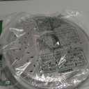 2 in 1, Aidacom Microwave Place Mat & Food Cover- Mat as Bowl Holder, for Splatter Guard, Multi-use: Silicone Trivet, Pot Holders, Drying, Baking, Utensils Rest for Kitchen Counter, Grey (Gray)