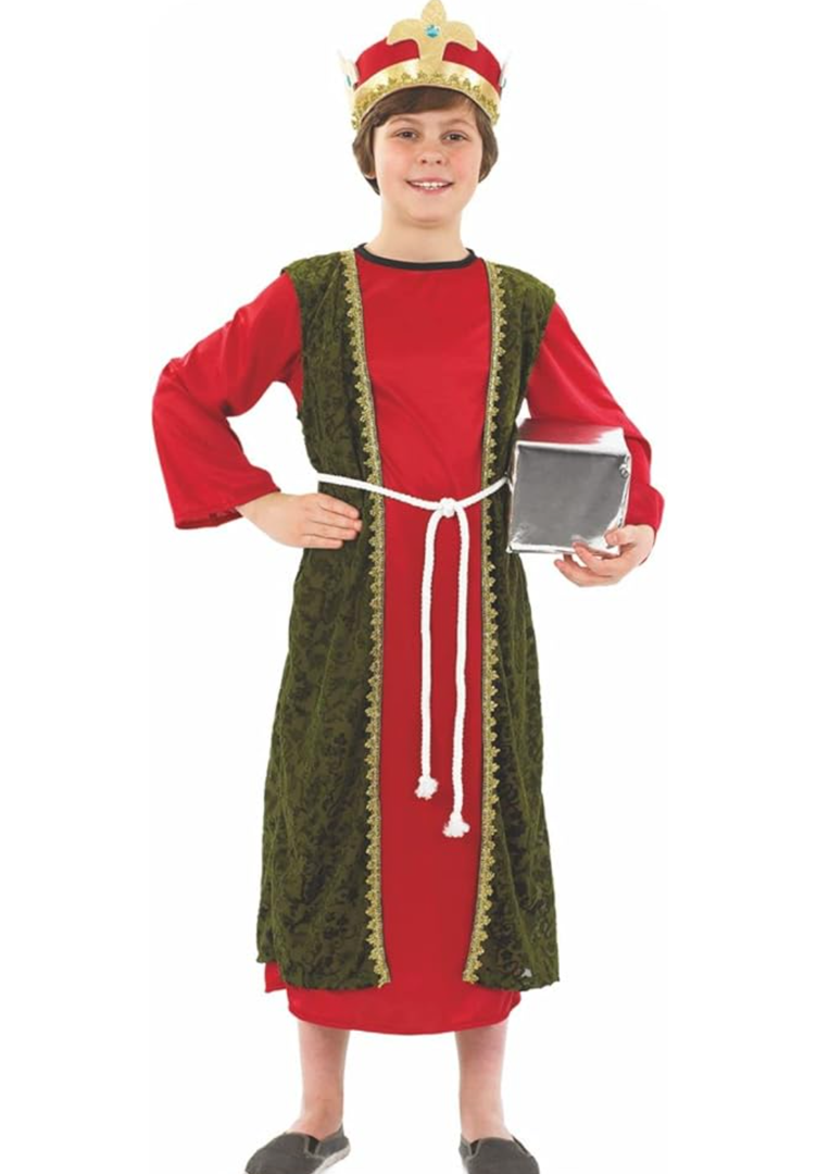 fun shack Kids Wise Men Costume, Three Kings Outfit, Wiseman Attire for Halloween, Christmas, Dress Up Events, XL