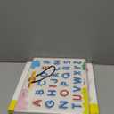 JoyCat Magnetic Letter Tracing Board, 2-in-1 Double-Sided ABC Magnets for Kids Ages 3-5, Uppercase & Lowercase Letter Writing Practice - Preschool Learning Toys, Road Trip Car Activities for Toddlers