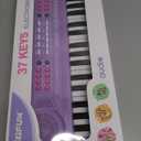 Keyboard Piano for Kids, BIGFUN 37 Keys Toddler Piano Multifunction Music Educational Instrument Toy, Electronic Kids Keyboard for 3-7 Year Old Girls and Boys (Purple)