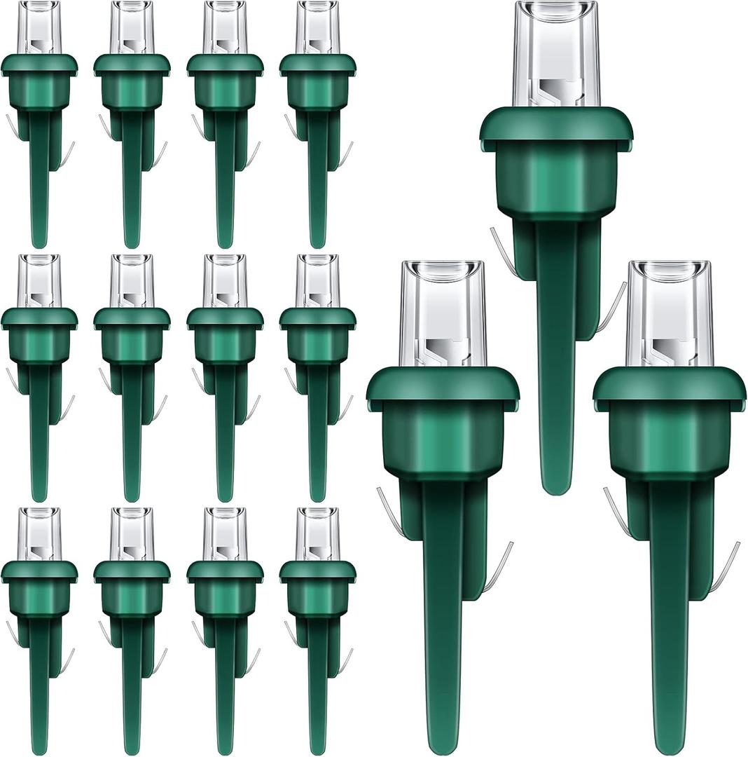 Mudder 80 Pieces Christmas LED Replacement Bulbs Outdoor String Light Replacement Bulbs for Christmas Tree Light Supplies(Simple Style,Warm White) (80 Count (Pack of 1))