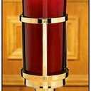 Religious Supply Sanctuary Lamp with Ruby Sanctuary Globe