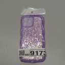 ZTOFERA for iPhone 12 Pro Max Case 6.7", Cute Curly Wavy Design with Glitter Sequins,Luxury Aesthetic Bling Sparkly Shockproof Protective Phone Case for iPhone 12 Pro Max-Glitter Purple