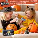 6 Pack Mini Halloween Building Blocks, Halloween Building Toys Set or Kids, Halloween Toy Building Sets, Halloween Mini Building Block Sets for Boys or Girls 8+