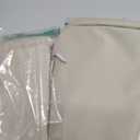 NettyPro Patio Chair Seat Cushion Covers Set 4, Waterproof Outdoor Furniture Cushion Slipcovers with Zipper and Tie, 20 x 20 x 2 Inch, Replacement Cover Only, Khaki