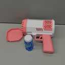 Sloosh Bubble Machine Toy for Kids, Rocket Shape Bubble Gun for Kids Ages 4-8, Gifts, Adults, Party Favors, Summer, Wedding, Easter