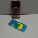 [Full Camera Protection& Mechanical Lock]Magnetic Privacy Case for iPhone 17 Pro [Compatible with MagSafe] [CD Metal Ring]Full Body Shockproof Metal Bumper, 9H Anti Peeping Glass Cover-Orange