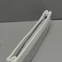 ABenkle Small Basket, 12"x 8" x 5" Cute Small Woven Basket, Rope Room Shelf Storage Basket, Cat Dog Toys Basket Chest Box, Decorative Empty Gift Basket with Handles (Grey Stripe)