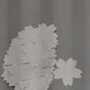 50 Pcs Handmade Seed Paper Plantable Wildflower Seed Paper Recycled Flower Petals Tags Wedding Favors for Guests Craft Gifts Cards for Envelope Birthday Party, 5 Styles (Flower Shape)