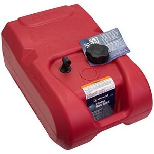 Attwood EPA and CARB Certified 6-Gallon Portable Marine Boat Fuel Tank